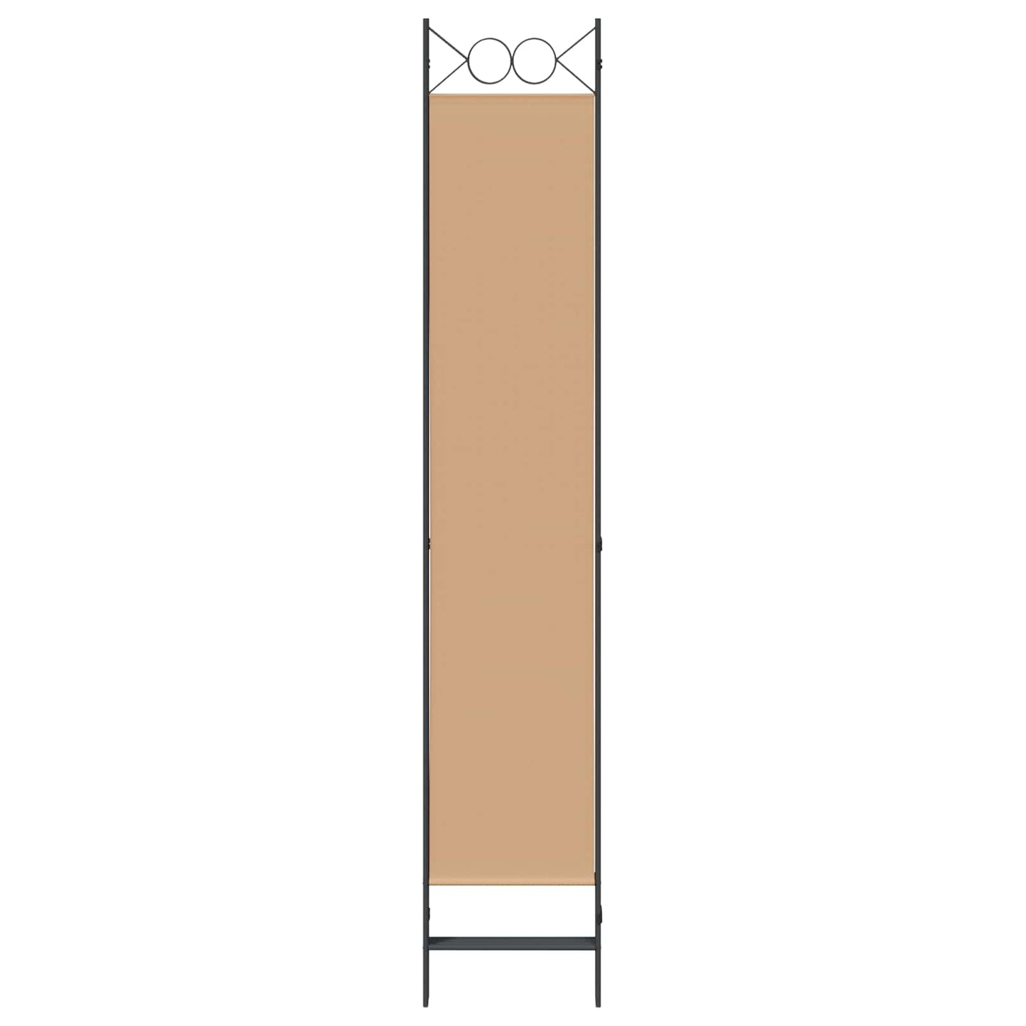 Paravento a 4 Pannelli Beige 160 x 220 cm Tessuto | homemem39