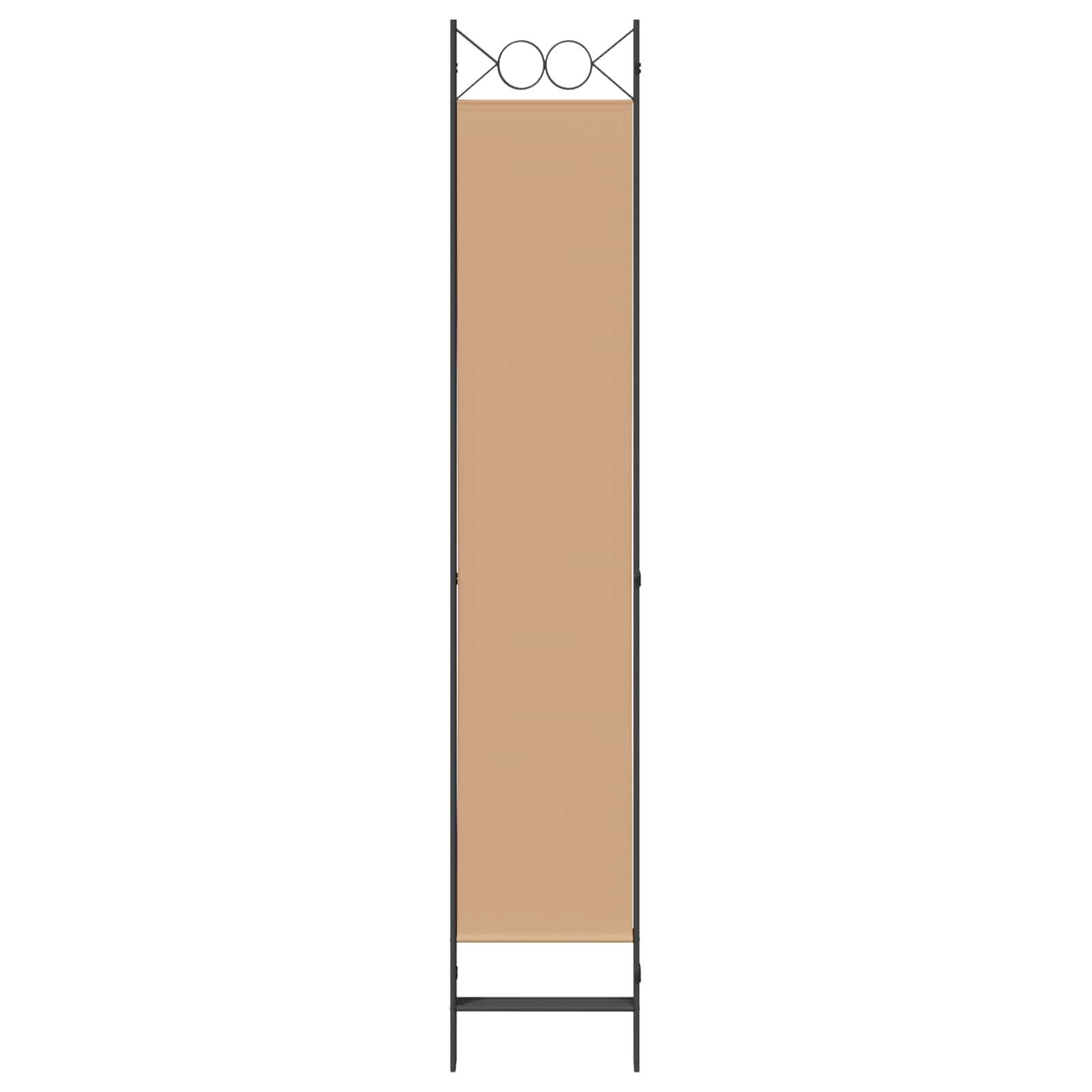 Paravento a 4 Pannelli Beige 160 x 220 cm Tessuto | homemem39