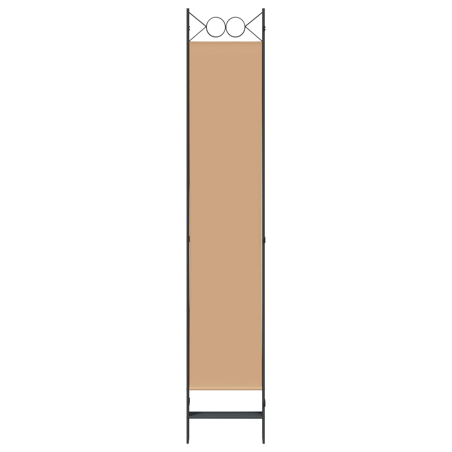 Paravento a 5 Pannelli Beige 200 x 220 cm Tessuto | homemem39
