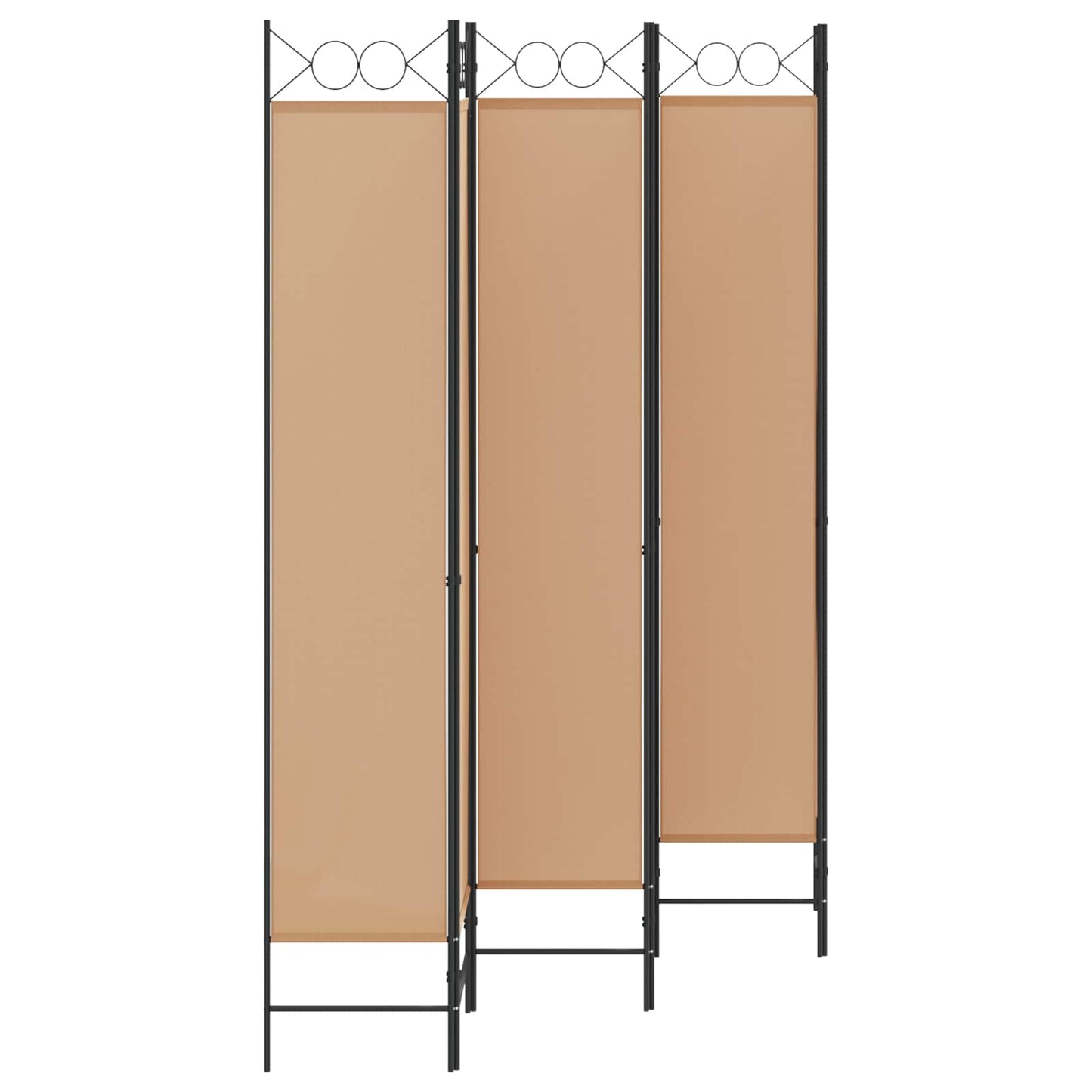 Divisore per Stanza a 6 Pannelli Beige 240 x 220 cm Tessuto | homemem39