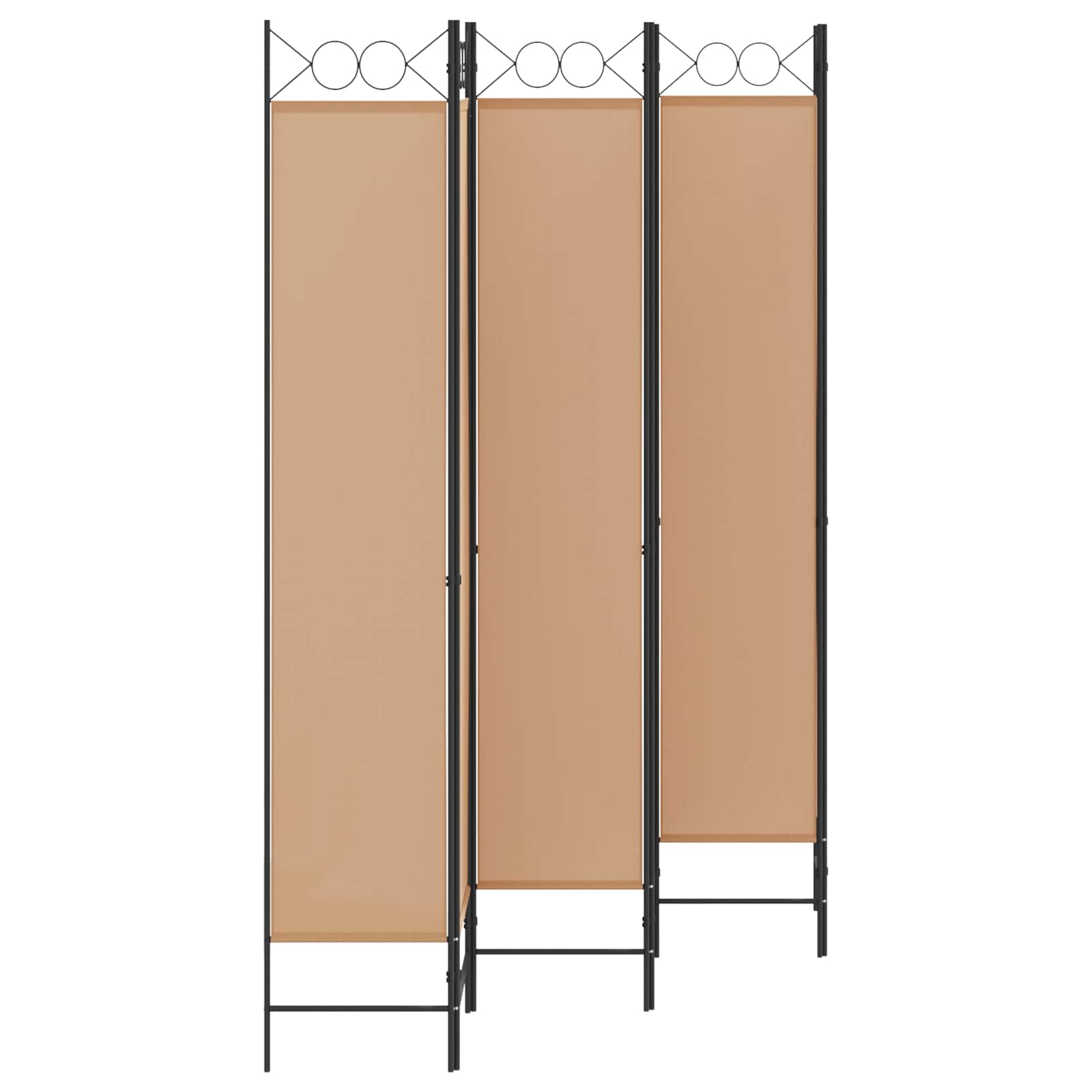 Divisore per Stanza a 6 Pannelli Beige 240 x 220 cm Tessuto | homemem39