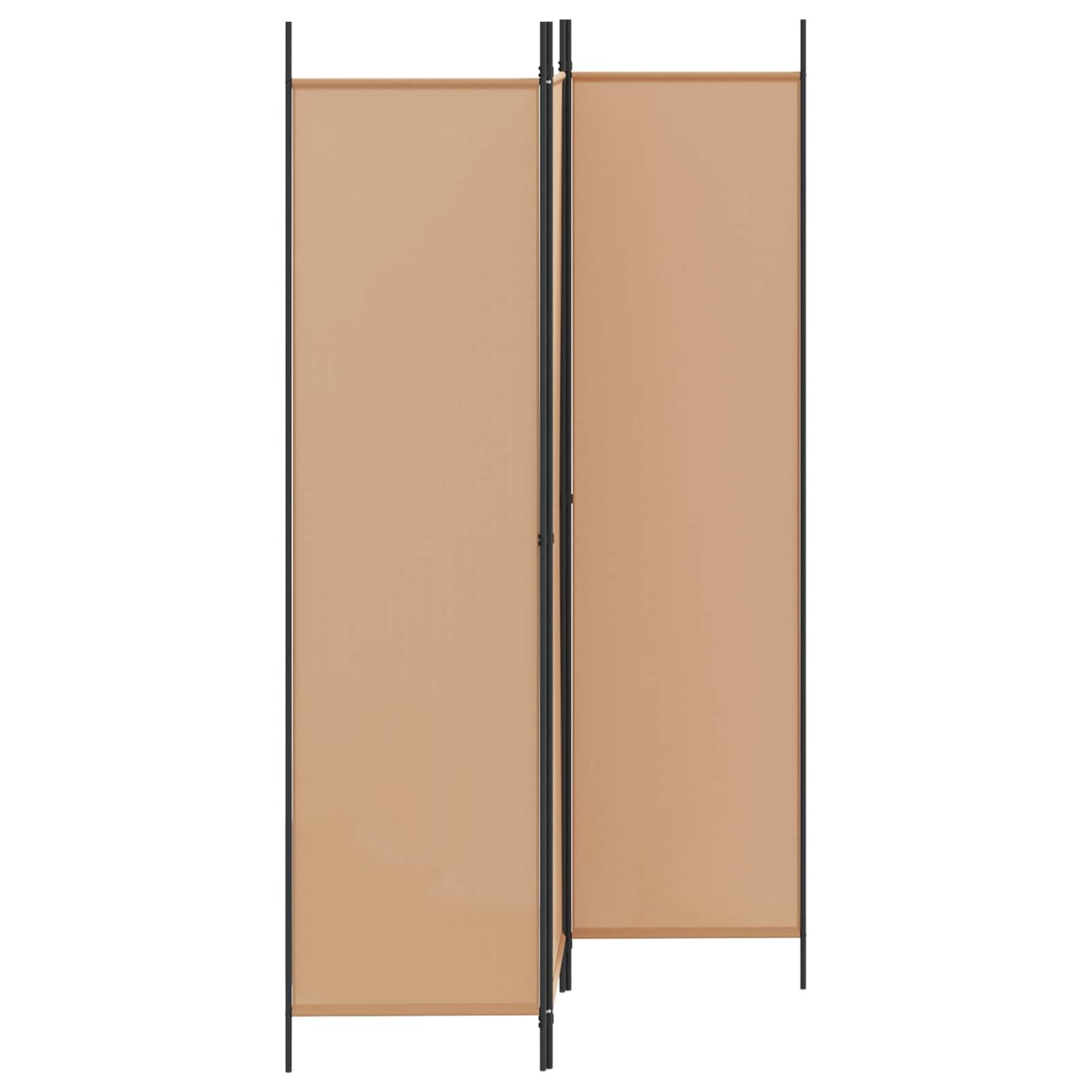Paravento a 3 pannelli Beige 150 x 200 cm Tessuto | homemem39