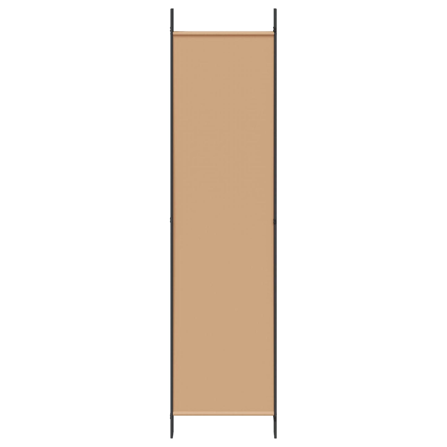Paravento a 5 Pannelli Beige 250 x 200 cm Tessuto | homemem39