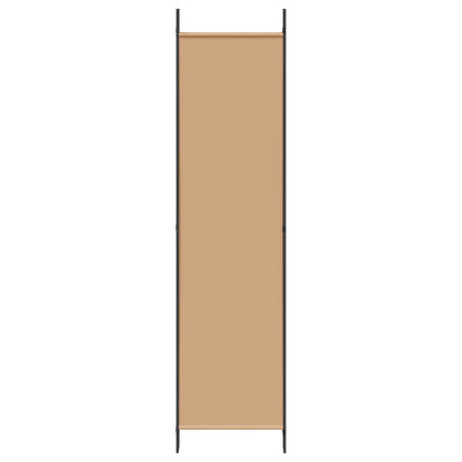 Paravento a 5 Pannelli Beige 250 x 200 cm Tessuto | homemem39