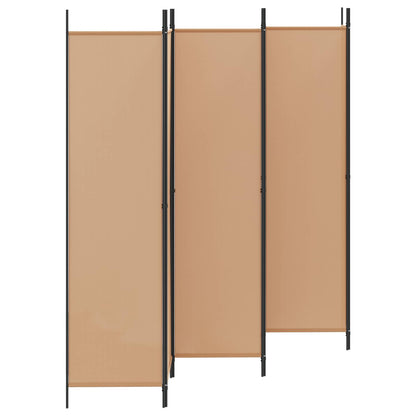 Divisore per Stanza a 6 Pannelli Beige 300 x 200 cm Tessuto | homemem39