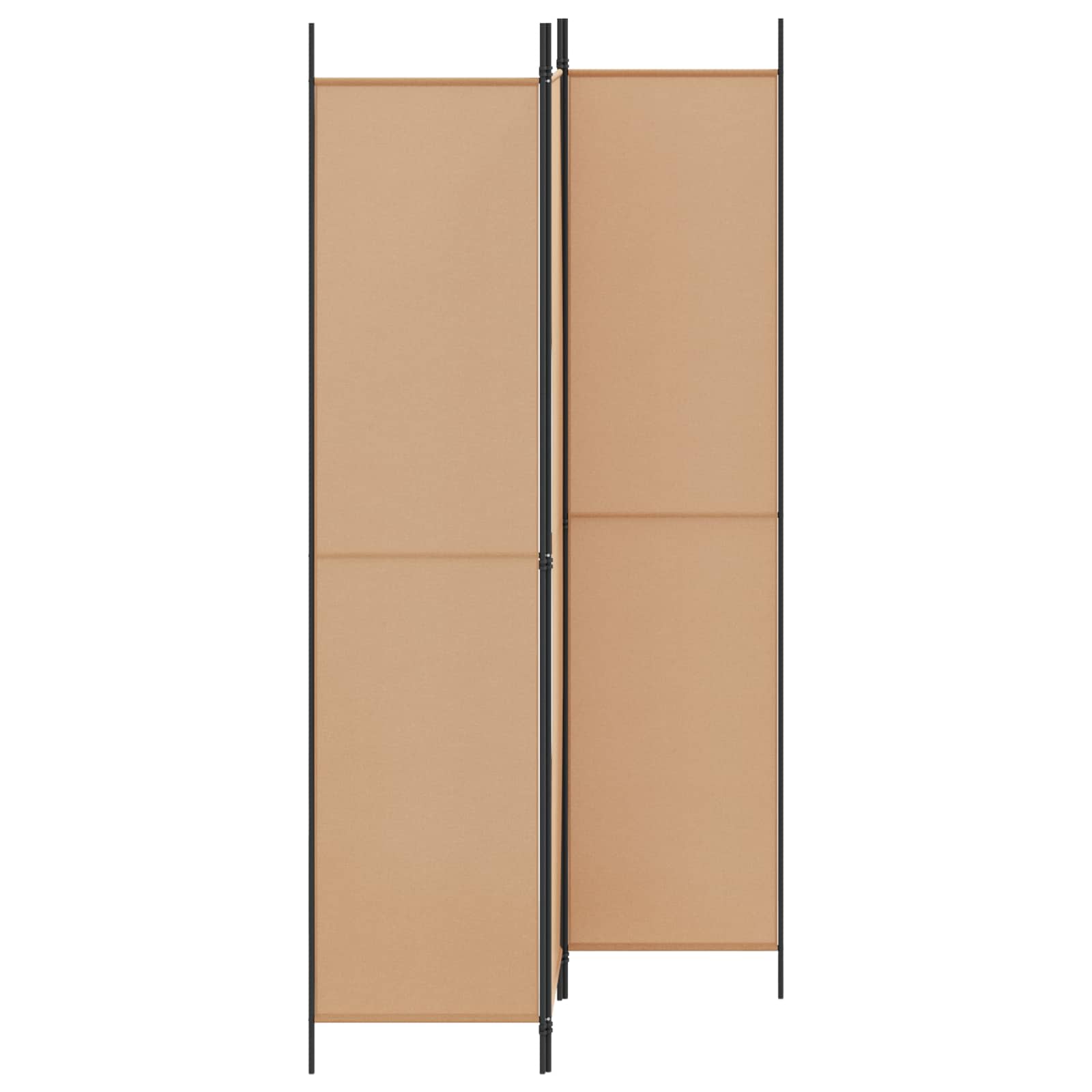 Paravento a 3 pannelli Beige 150 x 220 cm Tessuto | homemem39