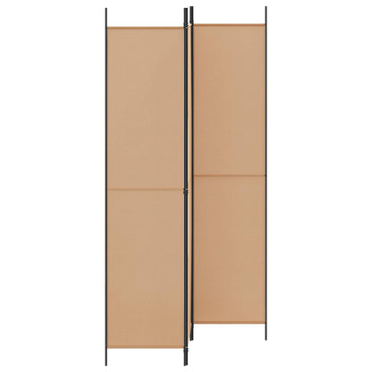 Paravento a 3 pannelli Beige 150 x 220 cm Tessuto | homemem39