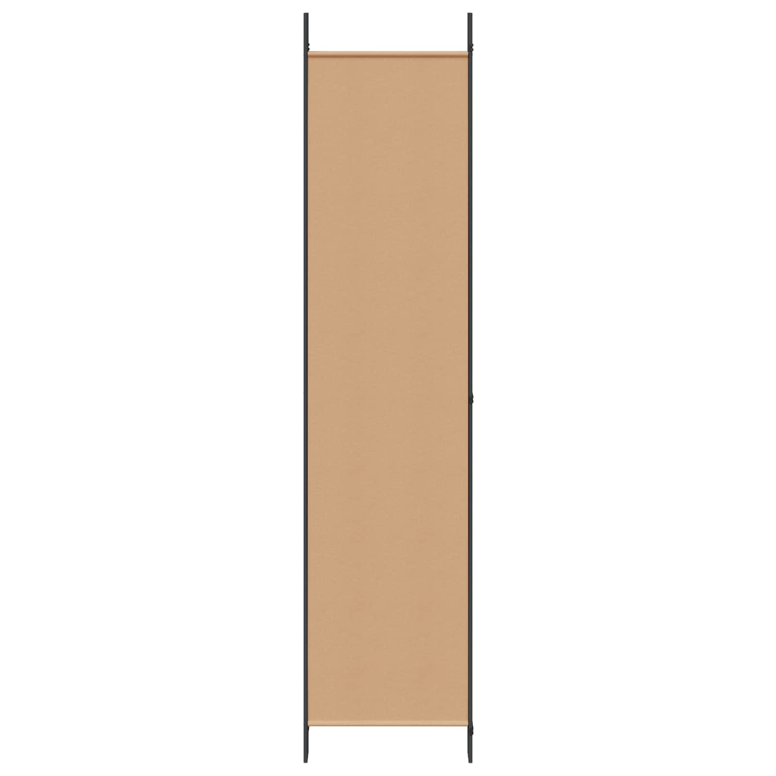 Paravento a 5 Pannelli Beige 250 x 220 cm Tessuto | homemem39
