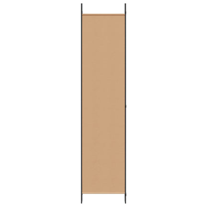 Paravento a 5 Pannelli Beige 250 x 220 cm Tessuto | homemem39
