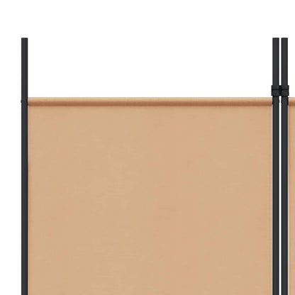Divisore per Stanza a 6 Pannelli Beige 300 x 220 cm Tessuto | homemem39
