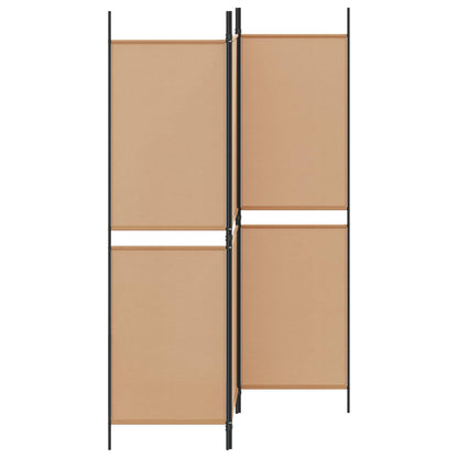 Paravento a 3 pannelli Beige 150 x 180 cm Tessuto | homemem39