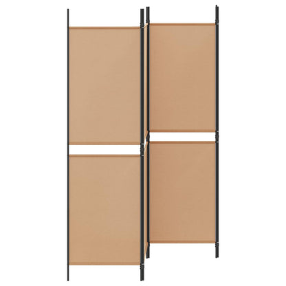 Paravento a 4 pannelli Beige 200 x 180 cm Tessuto | homemem39