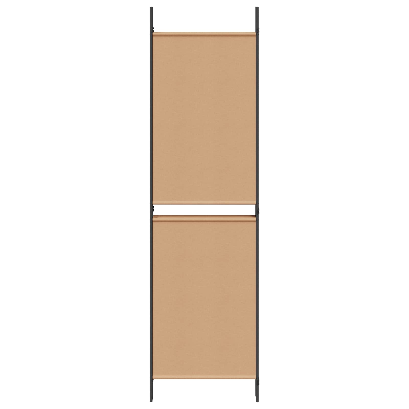Paravento a 5 Pannelli Beige 250 x 180 cm Tessuto | homemem39