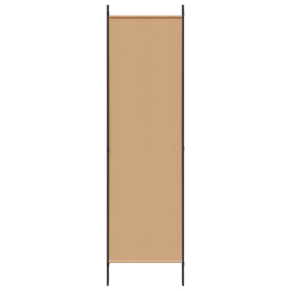 Paravento a 4 Pannelli Beige 200 x 200 cm Tessuto