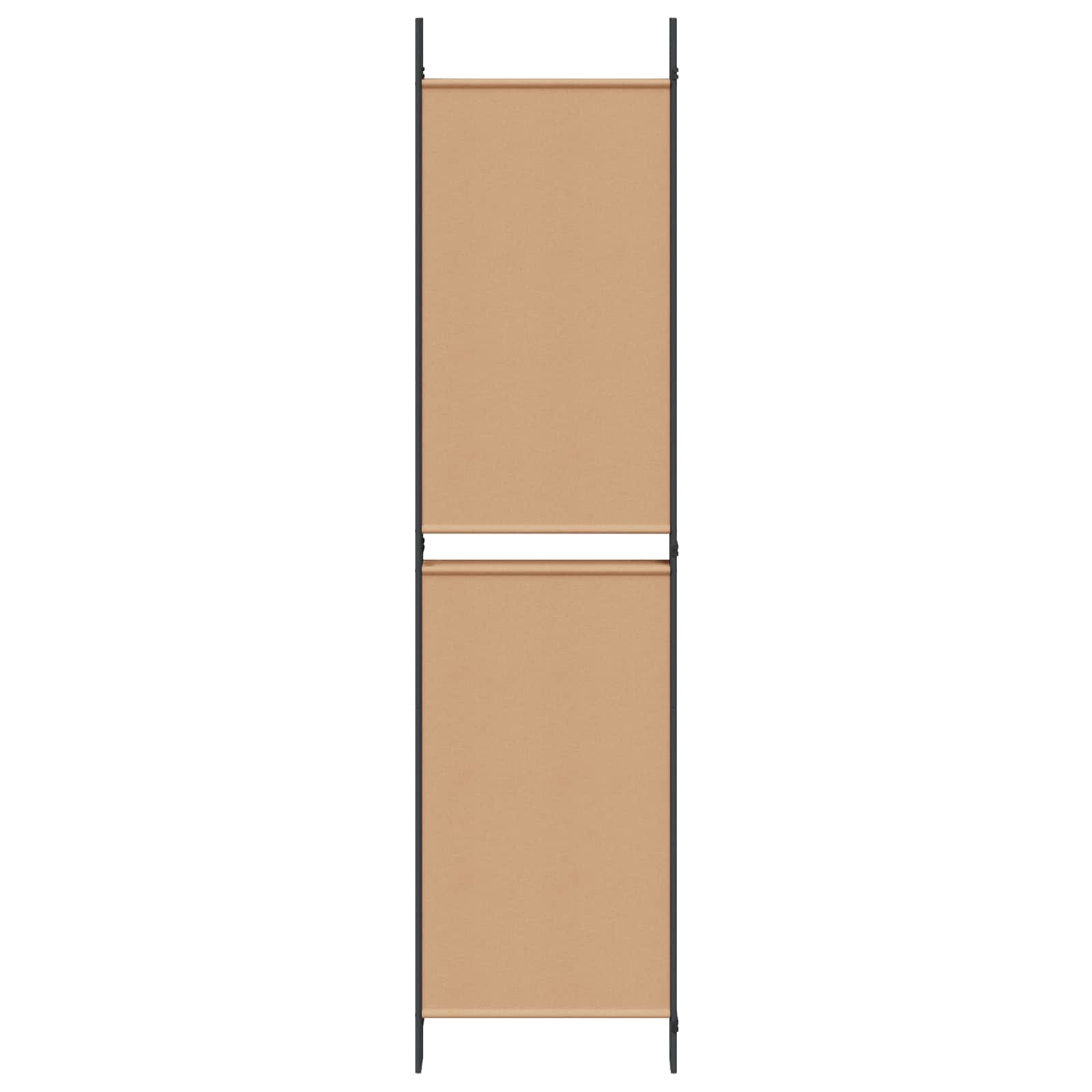 Pannello divisorio a 5 parti Beige 250 x 200 cm Tessuto | homemem39
