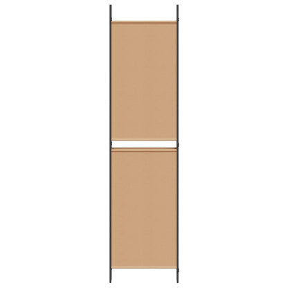 Pannello divisorio a 5 parti Beige 250 x 200 cm Tessuto | homemem39