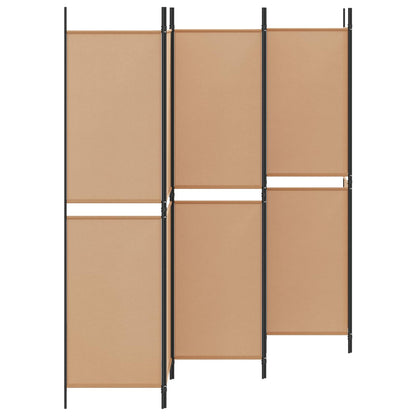 Divisore per Stanza a 6 Pannelli Beige 300 x 200 cm Tessuto | homemem39