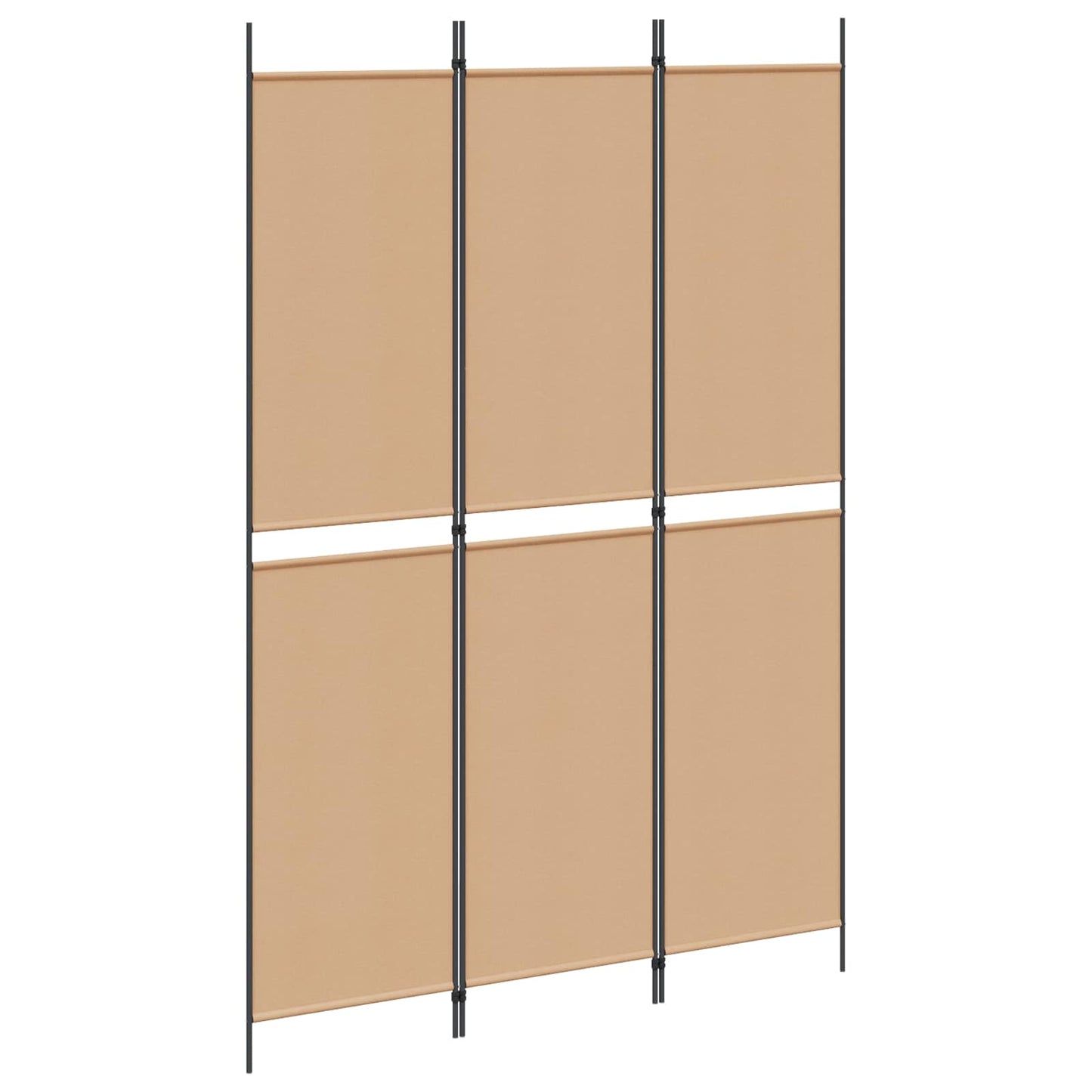 Pannello Divisorio a 3 Pannelli Beige 150 x 220 cm Tessuto | homemem39