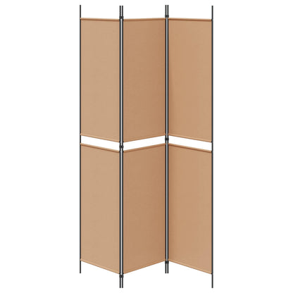 Pannello Divisorio a 3 Pannelli Beige 150 x 220 cm Tessuto | homemem39