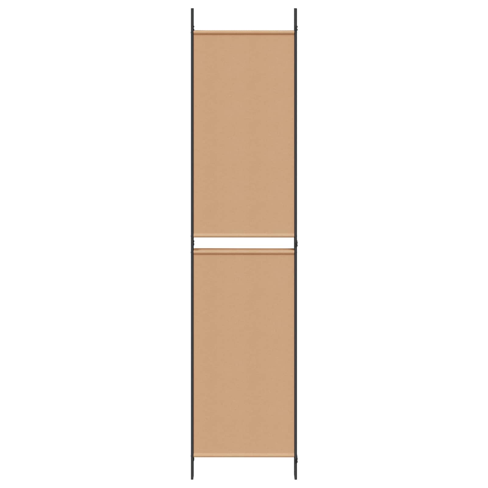 Paravento a 4 pannelli Beige 200 x 220 cm Tessuto | homemem39