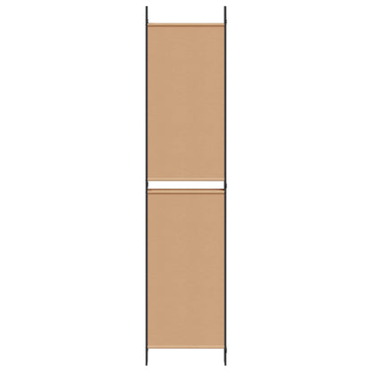 Pannello Separatore a 5 Pannelli Beige 250 x 220 cm Tessuto | homemem39