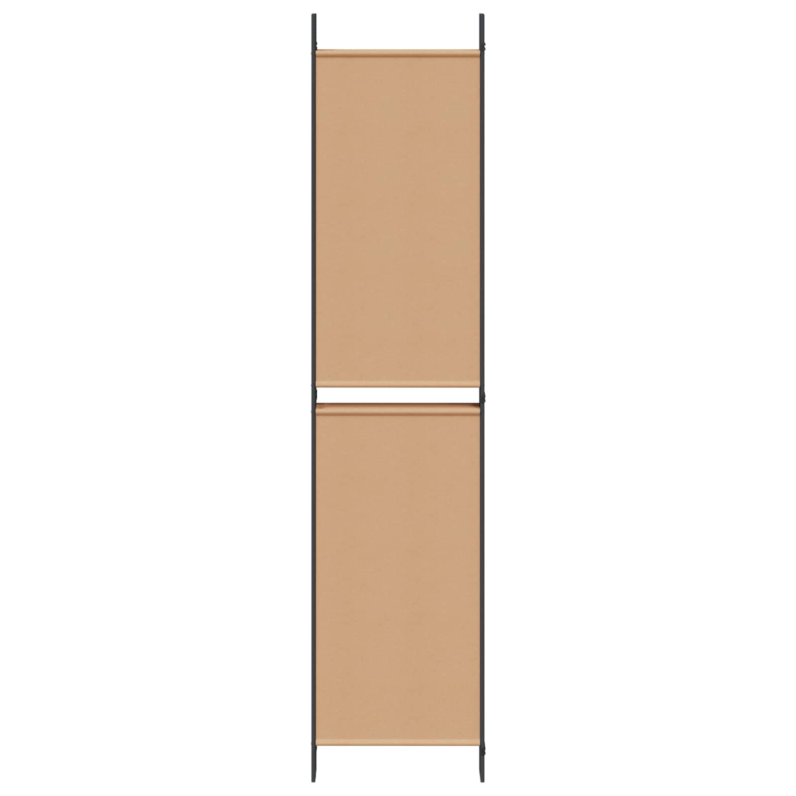Divisore per Stanza a 6 Pannelli Beige 300 x 220 cm Tessuto | homemem39