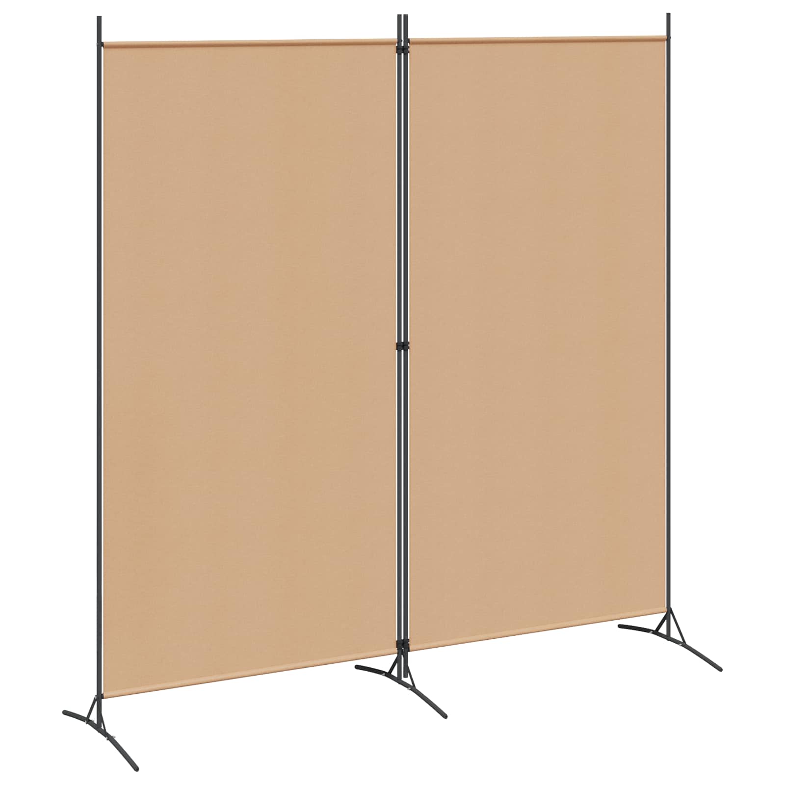 Divider Stanza a 2 Pannelli Beige 175 x 180 cm Tessuto | homemem39