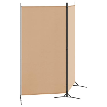 Divider Stanza a 2 Pannelli Beige 175 x 180 cm Tessuto | homemem39
