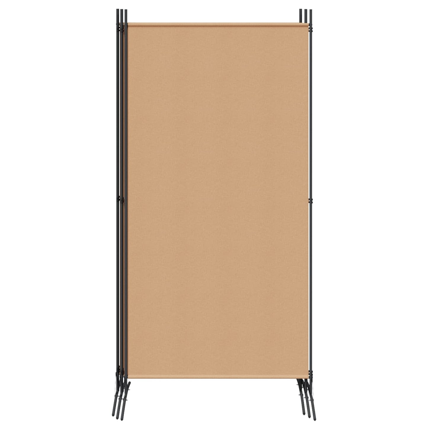 Paravento a 5 Pannelli Beige 433 x 180 cm Tessuto | homemem39