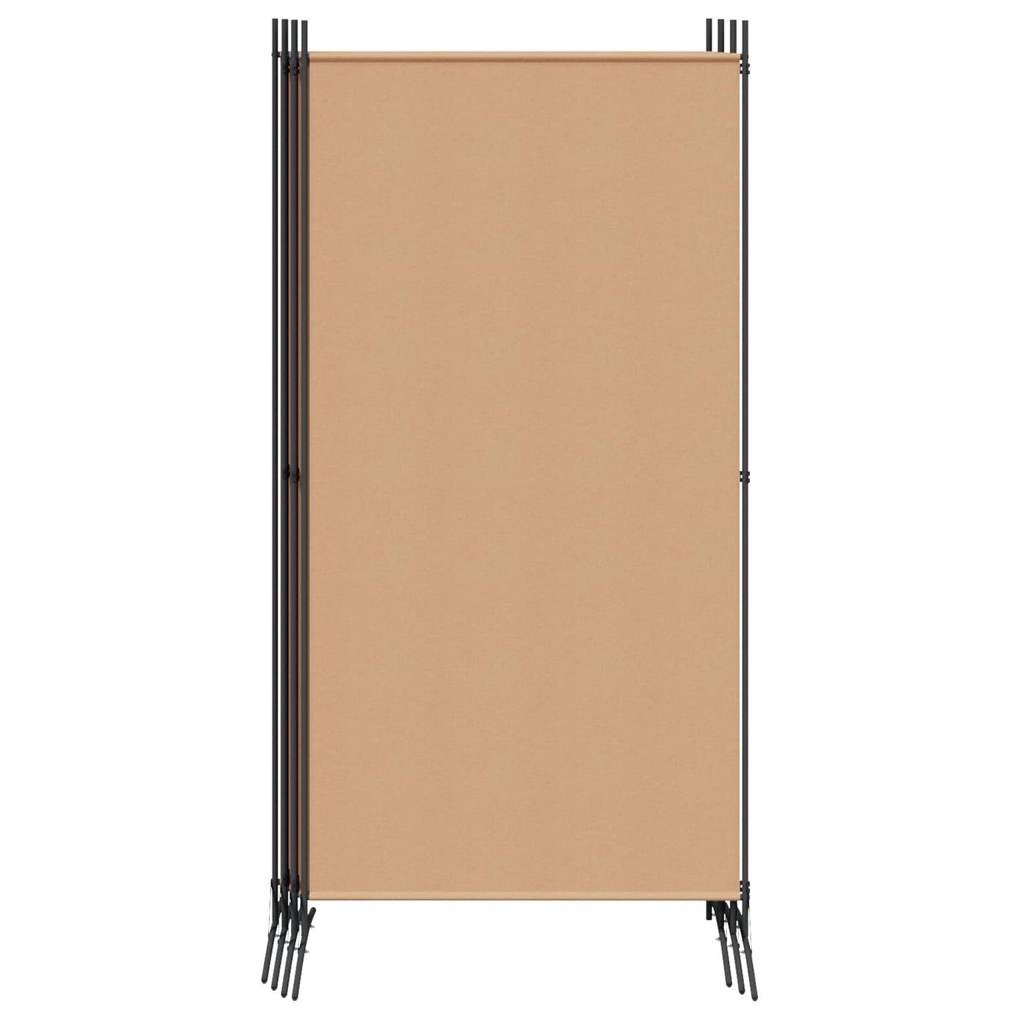 Divisore per Stanza a 6 Pannelli Beige 520 x 180 cm Tessuto | homemem39