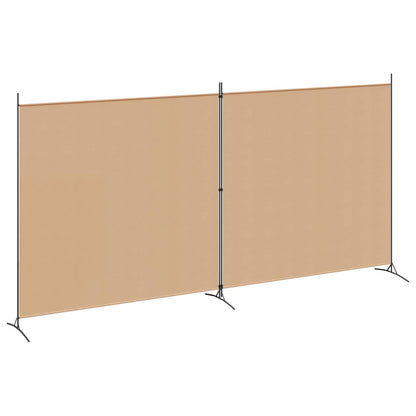 Divider Stanza a 2 Pannelli Beige 348 x 180 cm Tessuto | homemem39