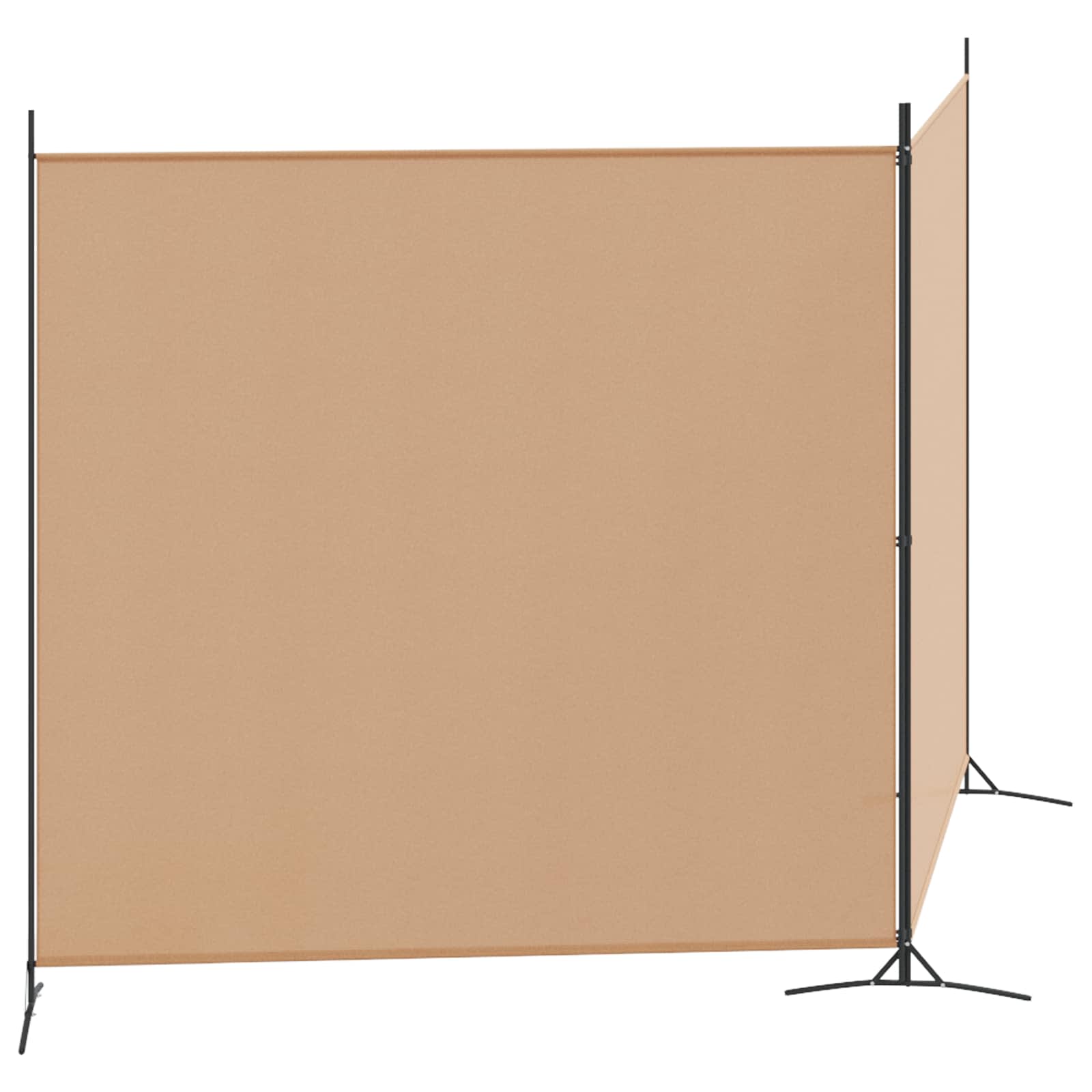 Divider Stanza a 2 Pannelli Beige 348 x 180 cm Tessuto | homemem39