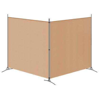 Divider Stanza a 2 Pannelli Beige 348 x 180 cm Tessuto | homemem39