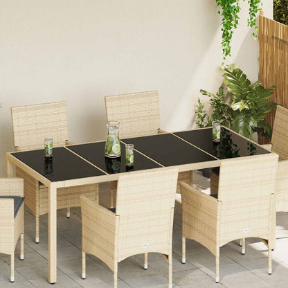 Piano del tavolo 4 pcs Nero Vetro | homemem39