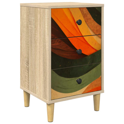 Armadio da Notte BONN Rovere Sonoma 36 x 33 x 60 cm | homemem39