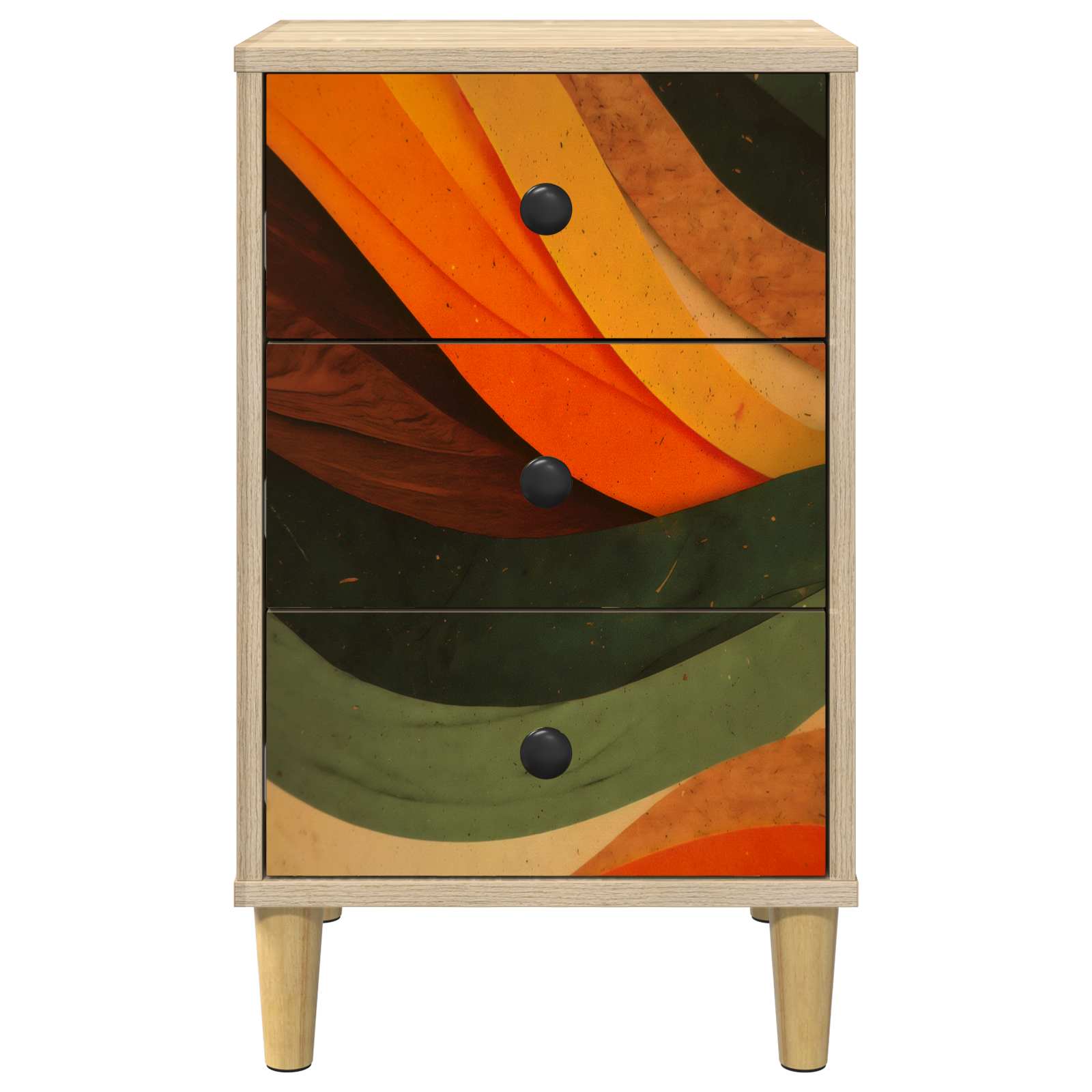 Armadio da Notte BONN Rovere Sonoma 36 x 33 x 60 cm | homemem39