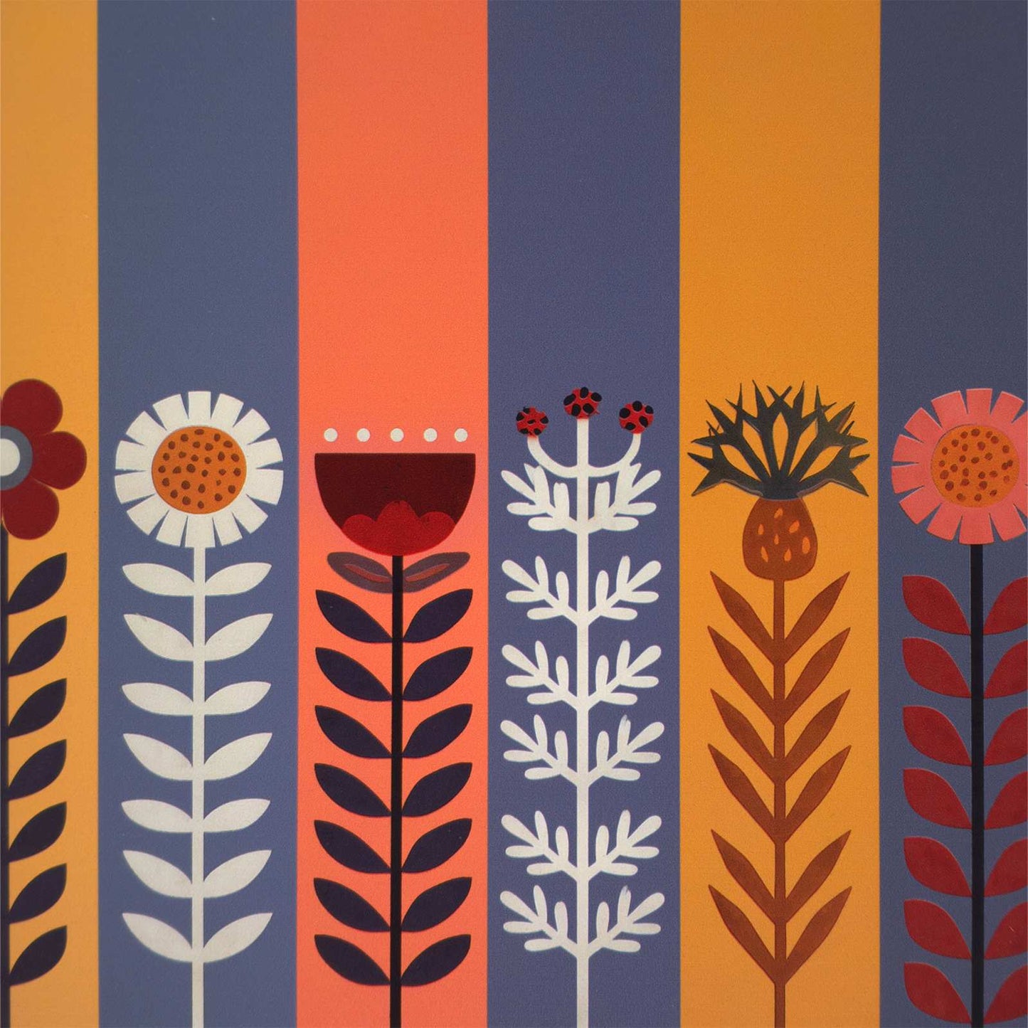 Cassettiera ESSEN Stampa di girasoli 66 x 36,5 x 75 cm Sonoma | homemem39