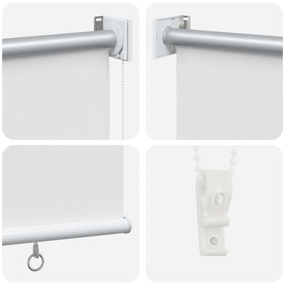 Tenda da sole a rullo con protezione UV Bianco Poliestere | homemem39