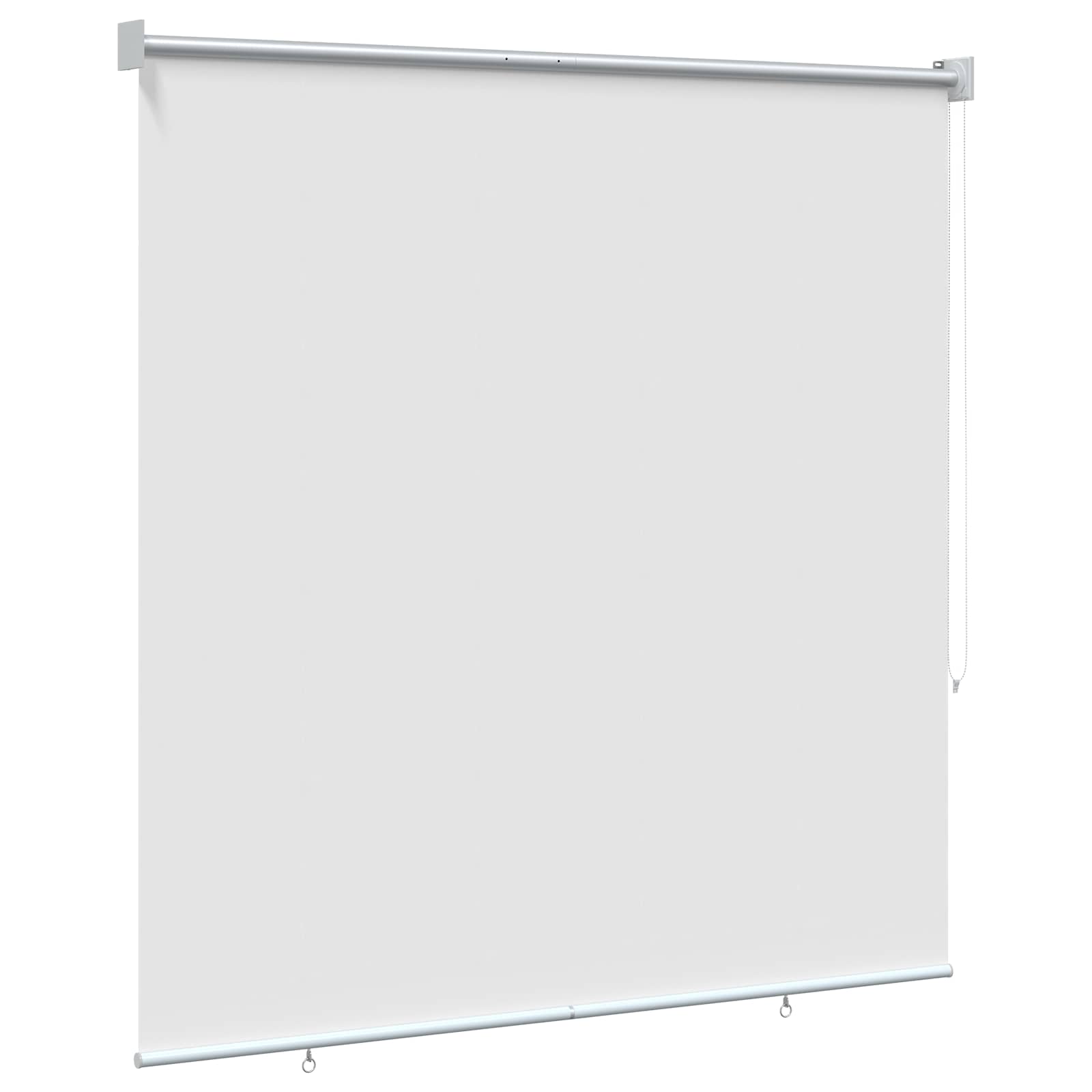 Tenda da sole a rullo con protezione UV Bianco Poliestere | homemem39