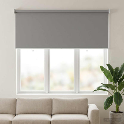 Tenda da sole a rullo con protezione UV Grigio Chiaro | homemem39