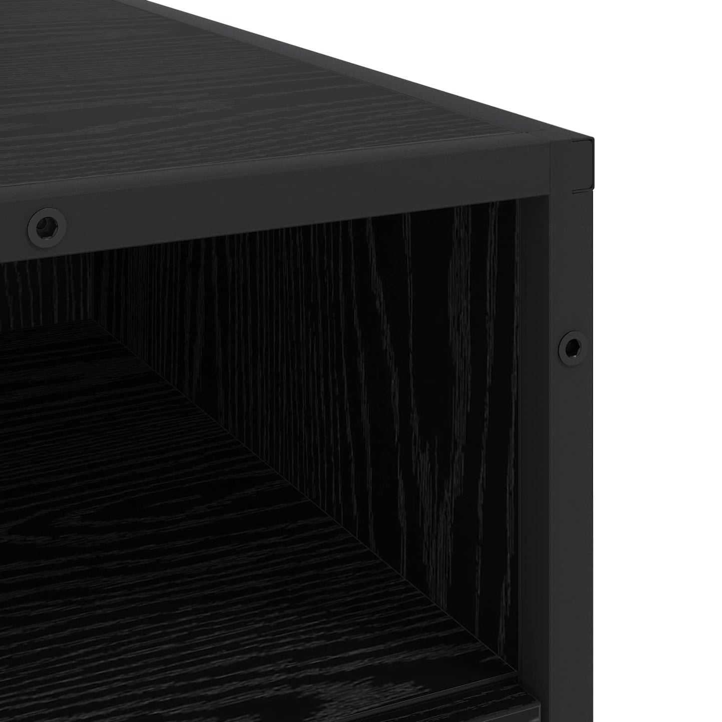 Mobile con Cassetti 4-Cassetto Rovere nero 70 x 41 x 83,5 cm