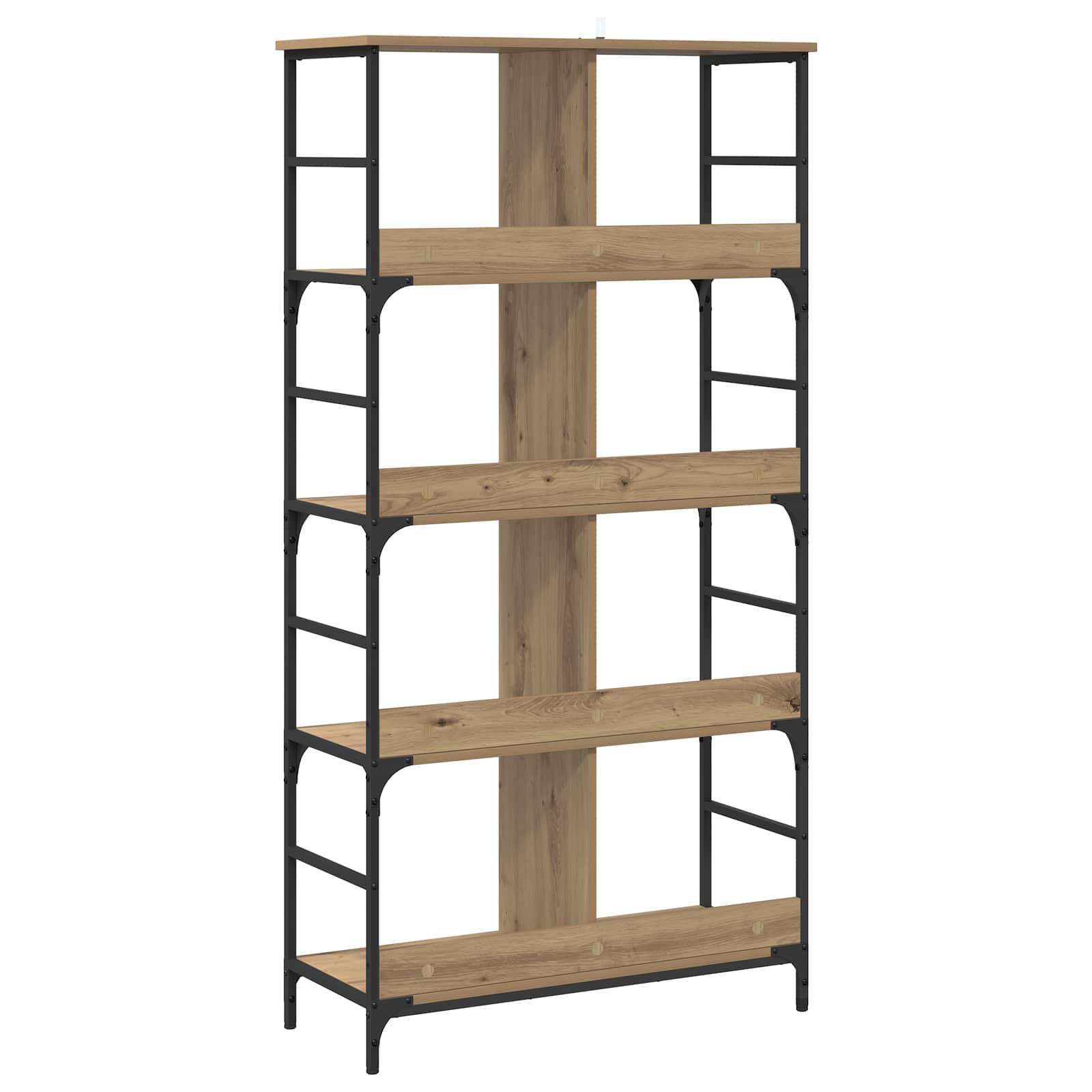 Libreria 4 livelli 78,5 x 33 x 153 cm metallo PB | homemem39
