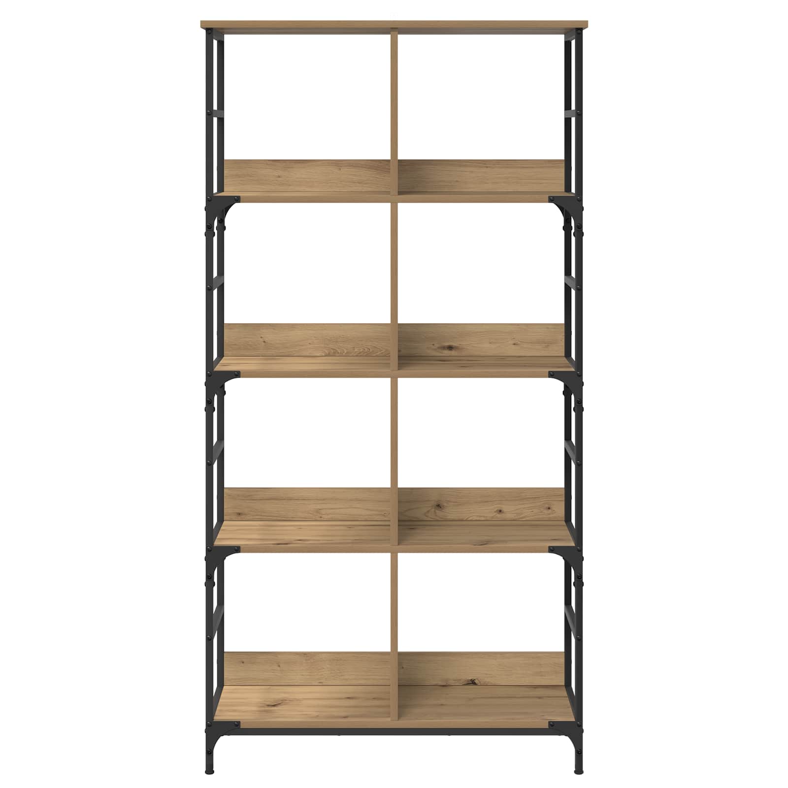 Libreria 4 livelli 78,5 x 33 x 153 cm metallo PB | homemem39
