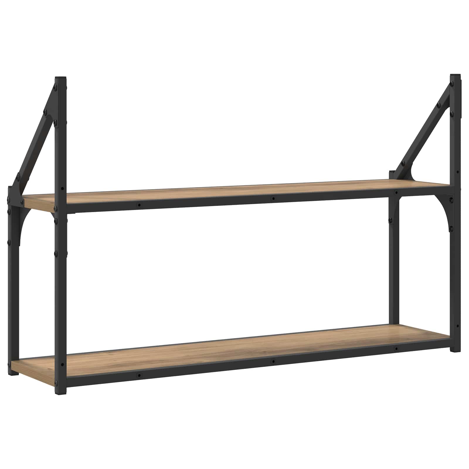 Scaffale da parete A parete Rovere artigianale 80 x 21 x 51 cm | homemem39