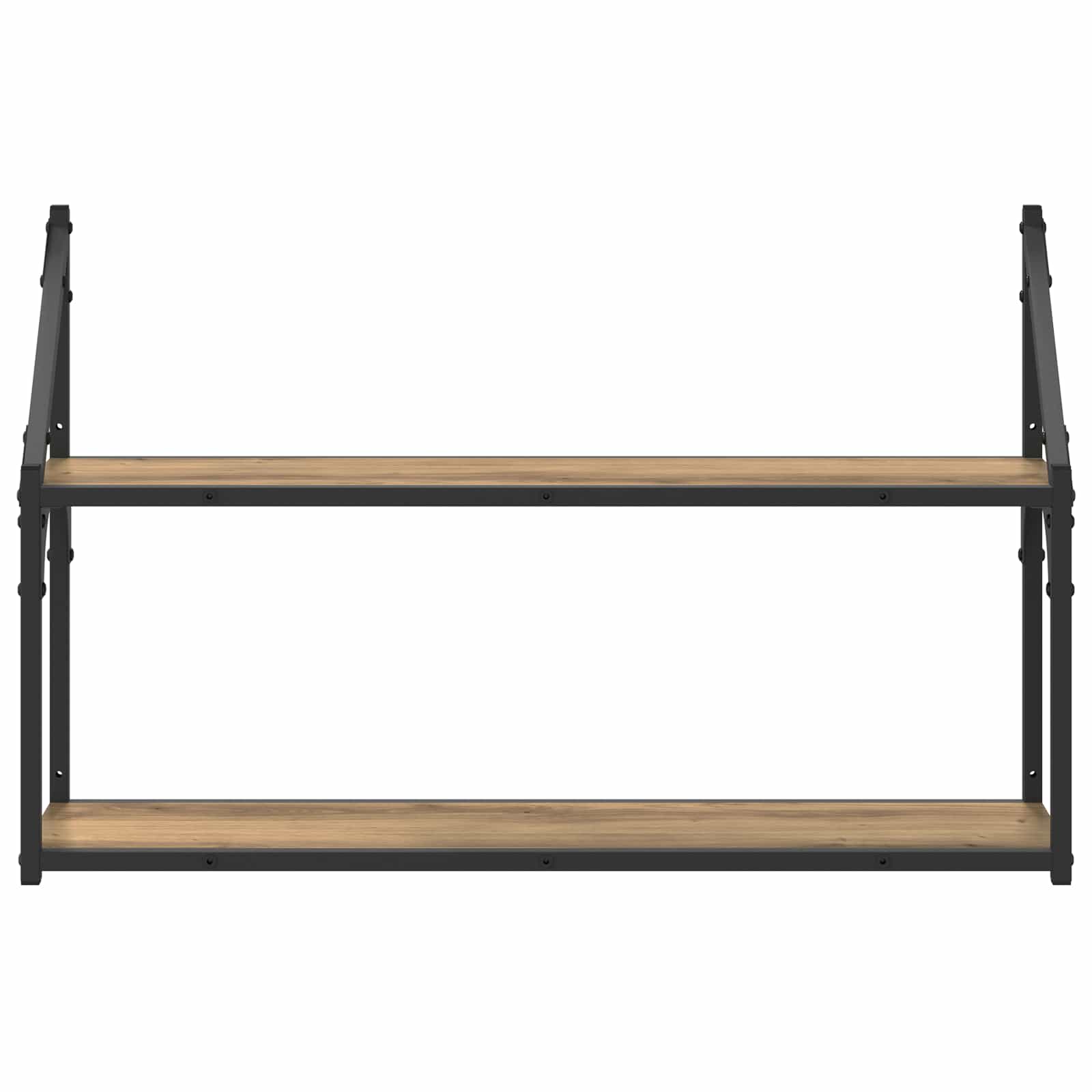 Scaffale da parete A parete Rovere artigianale 80 x 21 x 51 cm | homemem39