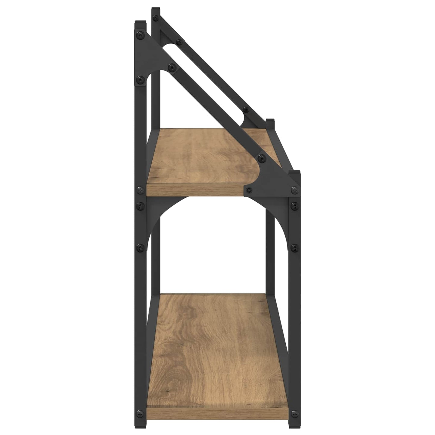 Scaffale da parete A parete Rovere artigianale 80 x 21 x 51 cm | homemem39