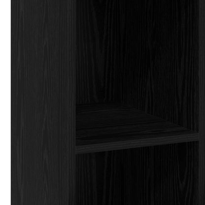 Credenza Rovere Nero 30 x 41 x 93 cm Legno ingegnerizzato - homemem39