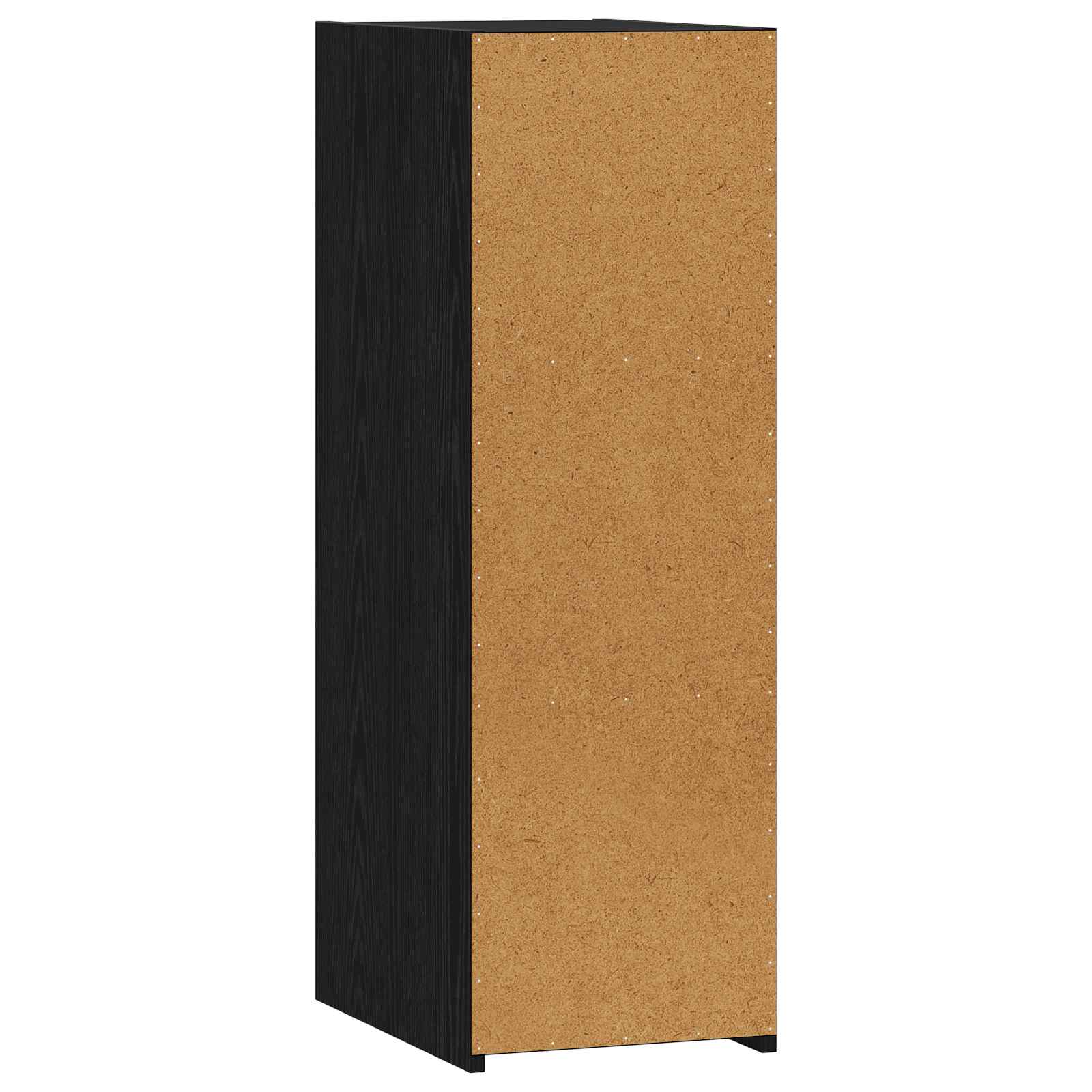 Credenza Rovere Nero 30 x 41 x 93 cm Legno ingegnerizzato - homemem39