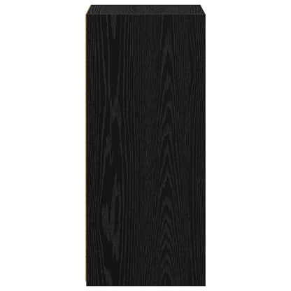 Credenza Rovere Nero 30 x 41 x 93 cm Legno ingegnerizzato - homemem39