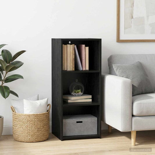 Credenza Rovere Nero 40 x 41 x 93 cm Legno ingegnerizzato